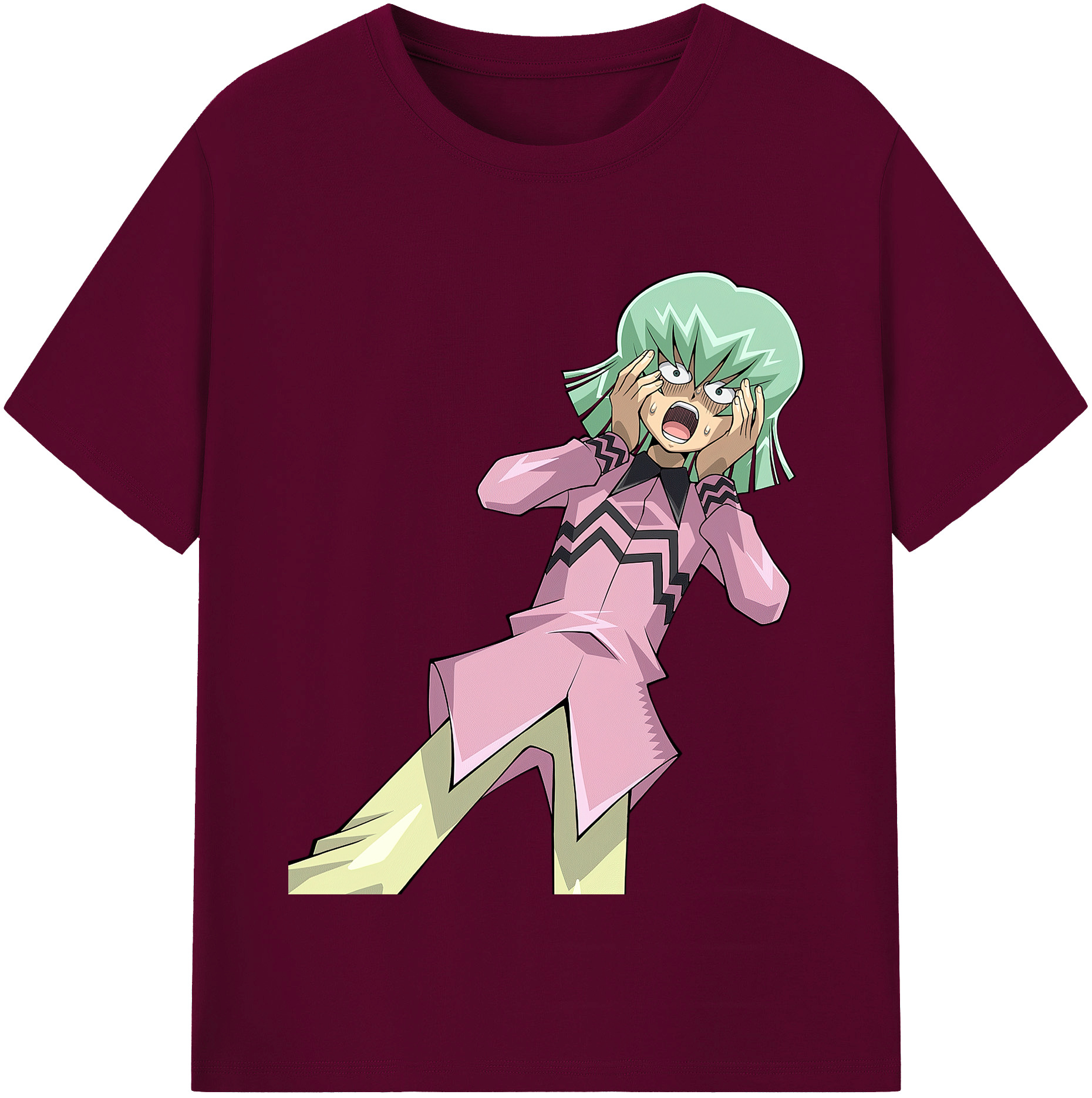 （画像用） 遊☆戯☆王 Yu-Gi-Oh! レディースカジュアルプリントTシャツ（綿100％）